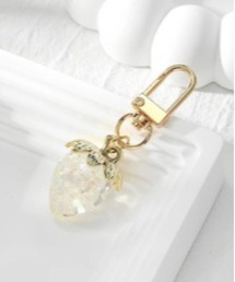 TONE SELECT GOODS（トーンセレクトグッズ）の「【urge select】いちご クリアカラー バッグチャーム【マルチウェイ】（キーホルダー）」