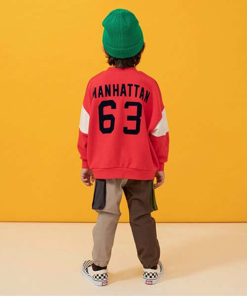 BREEZE(ブリーズ)の「【裏起毛】あったか らくらくサイドポケットパンツ_ジュニア対応(カーゴパンツ・キッズ・その他12/インディゴブルー/その他11/チャコール・90/100/150/140/120/130/110)」の8枚目の写真