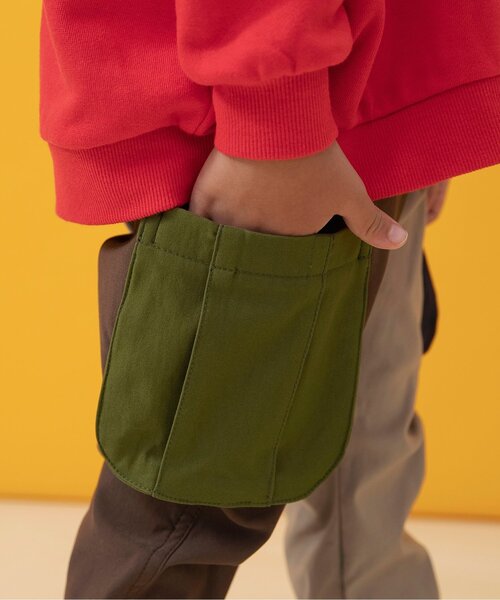 BREEZE(ブリーズ)の「【裏起毛】あったか らくらくサイドポケットパンツ_ジュニア対応(カーゴパンツ・キッズ・その他12/インディゴブルー/その他11/チャコール・90/100/150/140/120/130/110)」の11枚目の写真