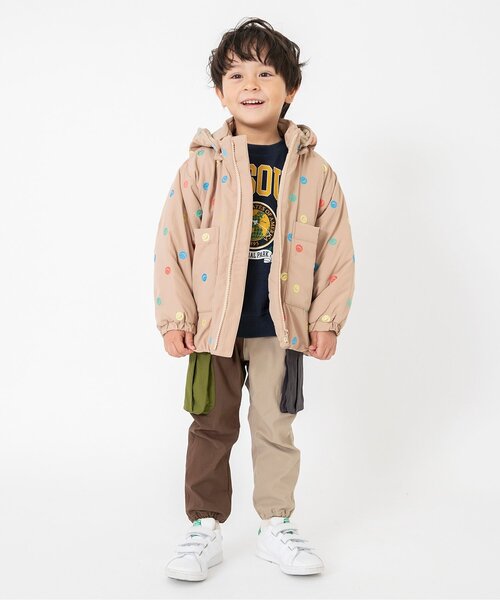 BREEZE(ブリーズ)の「【裏起毛】あったか らくらくサイドポケットパンツ_ジュニア対応(カーゴパンツ・キッズ・その他12/インディゴブルー/その他11/チャコール・90/100/150/140/120/130/110)」の13枚目の写真