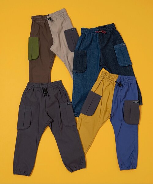 BREEZE(ブリーズ)の「【裏起毛】あったか らくらくサイドポケットパンツ_ジュニア対応(カーゴパンツ・キッズ・その他12/インディゴブルー/その他11/チャコール・90/100/150/140/120/130/110)」の16枚目の写真