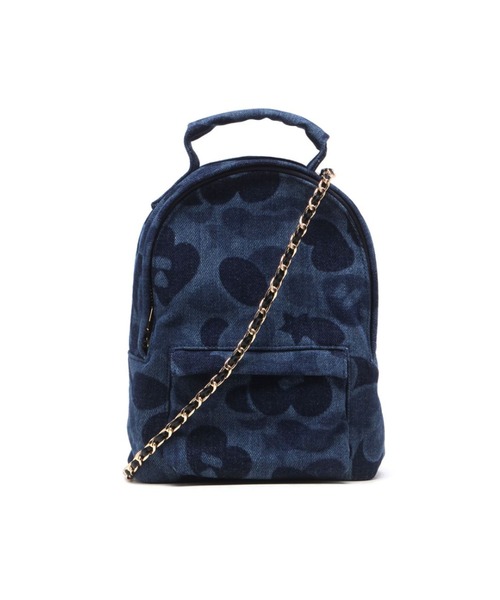 A BATHING APE（アベイシングエイプ）の「CAMO DENIM MINI BACKPACK