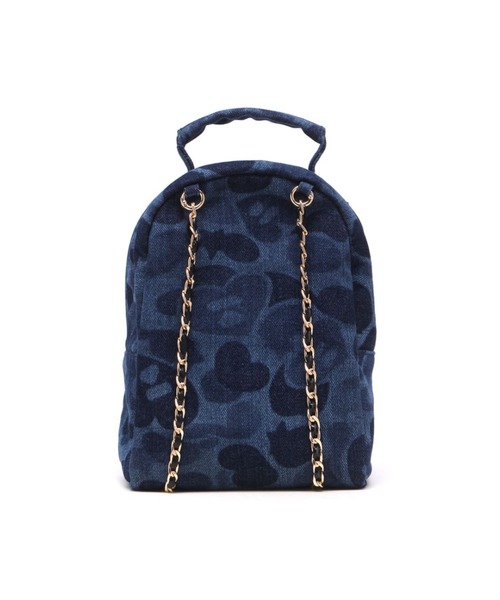 A BATHING APE（アベイシングエイプ）の「CAMO DENIM MINI BACKPACK