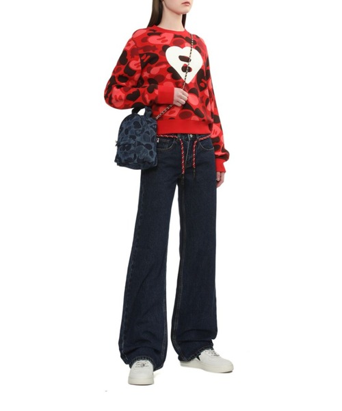 A BATHING APE（アベイシングエイプ）の「CAMO DENIM MINI BACKPACK
