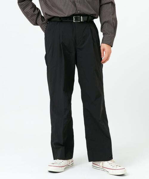 URBAN RESEARCH ROSSO MEN（アーバンリサーチロッソメン）の「3H Dry Fabricナイロンリラックスパンツ（その他パンツ・メンズ・ブラック/ネイビー・MEDIUM/X-LARGE/LARGE）」の9枚目の写真