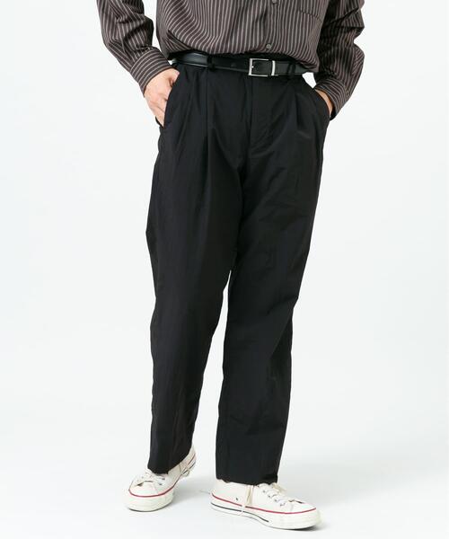 URBAN RESEARCH ROSSO MEN（アーバンリサーチロッソメン）の「3H Dry Fabricナイロンリラックスパンツ（その他パンツ・メンズ・ブラック/ネイビー・MEDIUM/X-LARGE/LARGE）」の10枚目の写真