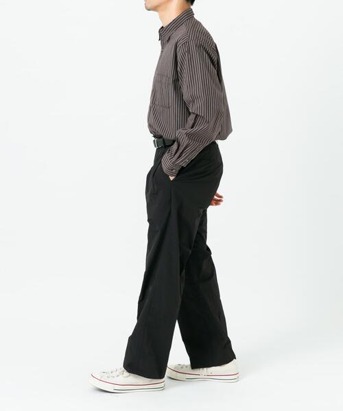 URBAN RESEARCH ROSSO MEN（アーバンリサーチロッソメン）の「3H Dry Fabricナイロンリラックスパンツ（その他パンツ・メンズ・ブラック/ネイビー・MEDIUM/X-LARGE/LARGE）」の14枚目の写真