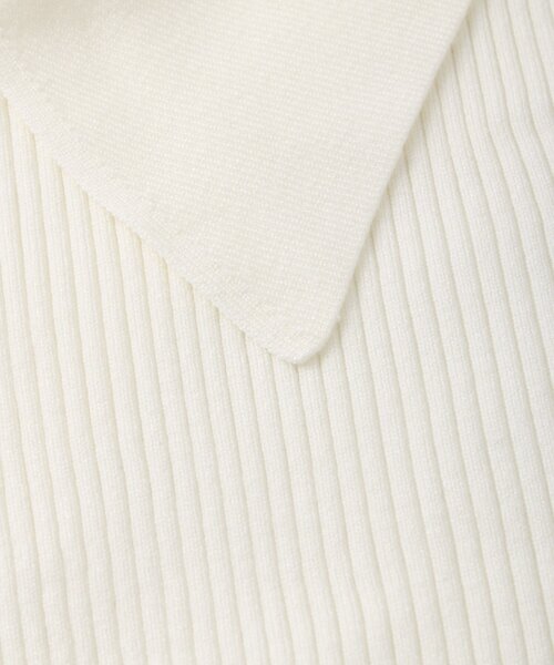 La boutique BonBon（ラブティックボンボン）の「【愛されワンピース】アシメカラーニットワンピース（ワンピース・レディース・ホワイト/ネイビー・FREE）」の12枚目の写真