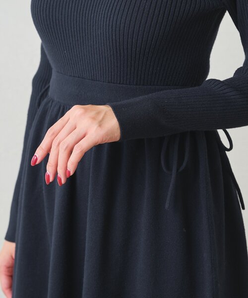 セール】【愛されワンピース】アシメカラーニットワンピース