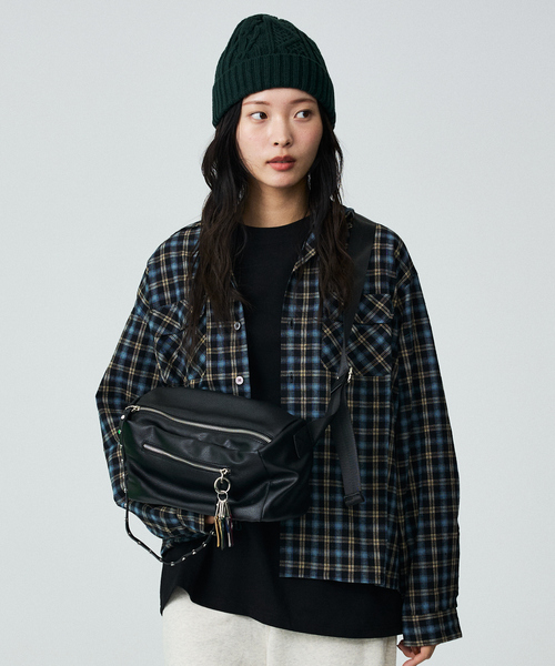 TOWNCRAFT(タウンクラフト)の「【TOWNCRAFT/タウンクラフト】50S LOOP COLLAR SHIRT/開襟/ユニセックス/コラボ【WEB限定】(シャツ/ブラウス・メンズ・ワイン/ブラック/ピンク・M/L)」の9枚目の写真