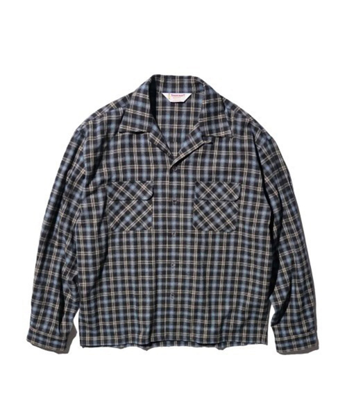 TOWNCRAFT(タウンクラフト)の「【TOWNCRAFT/タウンクラフト】50S LOOP COLLAR SHIRT/開襟/ユニセックス/コラボ【WEB限定】(シャツ/ブラウス・メンズ・ワイン/ブラック/ピンク・M/L)」の16枚目の写真