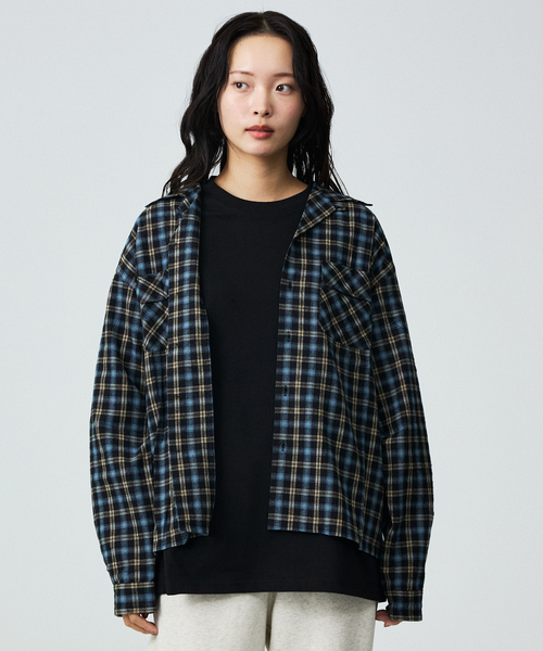 TOWNCRAFT(タウンクラフト)の「【TOWNCRAFT/タウンクラフト】50S LOOP COLLAR SHIRT/開襟/ユニセックス/コラボ【WEB限定】(シャツ/ブラウス・メンズ・ワイン/ブラック/ピンク・M/L)」の18枚目の写真