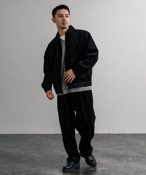 Audience（オーディエンス）の「Upscape Audience アップスケープオーディエンス 日本製 国産14WALEコーデュロイマンチェスター2タックイージーワイドパンツ AUD3643（スラックス・メンズ・スミクロ/ライトブラウン/ブラック/ダークブラウン・M/L/XL）」の10枚目の写真