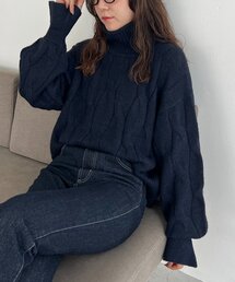 CAPRICIEUX LE'MAGE | ケーブルキャンディニット(ニット/セーター)