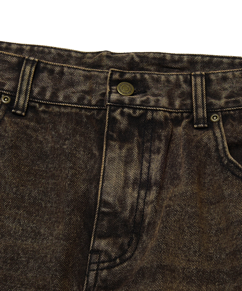WKNDRS(ウィーキャンドース)の「VINTAGE BAGGY DENIM (BROWN)(デニムパンツ・レディース・その他・SMALL/MEDIUM/LARGE/X-LARGE)」の3枚目の写真