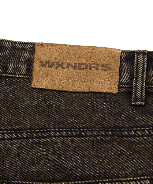 WKNDRS(ウィーキャンドース)の「VINTAGE BAGGY DENIM (BROWN)(デニムパンツ・レディース・その他・SMALL/MEDIUM/LARGE/X-LARGE)」の6枚目の写真