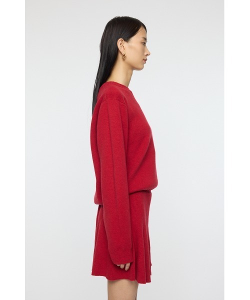 MOUSSY（マウジー）の「TIED RIBBON セーター & ミニスカート（ワンピース・レディース・レッド/チャコールグレー/ブラック・1/2）」の15枚目の写真