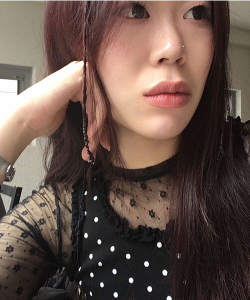 NICK&NICOLE（ニックアンドニコール）の「MASH FLOWER PATTERN TOP_BLACK（Tシャツ/カットソー・レディース・その他・MEDIUM/LARGE）」の2枚目の写真
