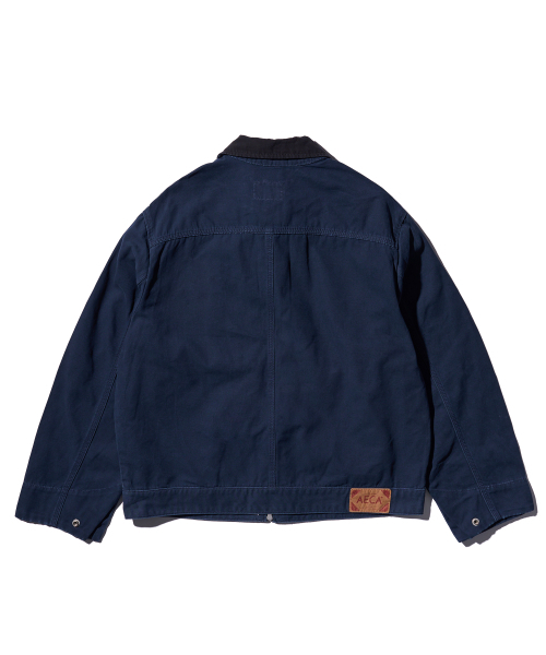 AECA（エイカ）の「AECA VINTAGE CANVAS WORK JACKET-NAVY（デニムジャケット・メンズ・その他・LARGE/SMALL/MEDIUM）」の2枚目の写真