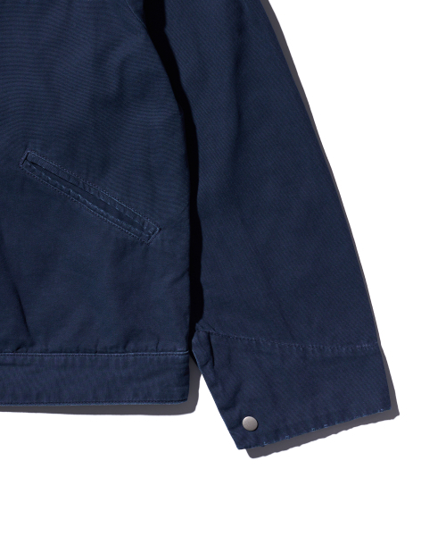 AECA（エイカ）の「AECA VINTAGE CANVAS WORK JACKET-NAVY（デニムジャケット・メンズ・その他・LARGE/SMALL/MEDIUM）」の6枚目の写真