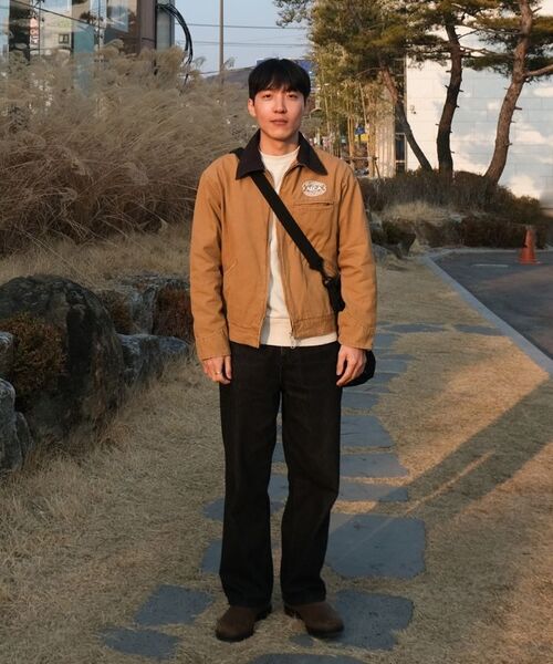 AECA（エイカ）の「AECA VINTAGE CANVAS WORK JACKET-NAVY（デニムジャケット・メンズ・その他・LARGE/SMALL/MEDIUM）」の7枚目の写真