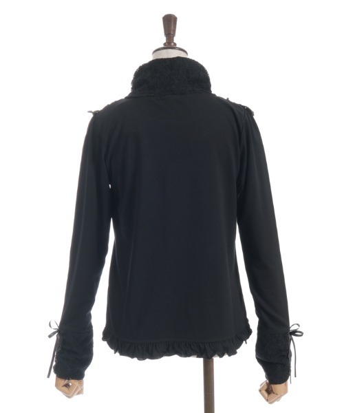 axes femme（アクシーズファム）の「ヨークレース×リボンタートル（Tシャツ/カットソー・レディース・ブラック/キナリ・FREE）」の19枚目の写真