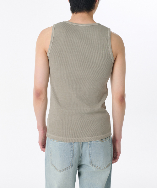 MUSINSA STANDARD（ムシンサスタンダード）の「ピグメントタンクトップ [ピスタチオ]（Tシャツ/カットソー・メンズ・その他・SMALL/MEDIUM/LARGE/X-LARGE/XX-LARGE/XXX-LARGE）」の2枚目の写真