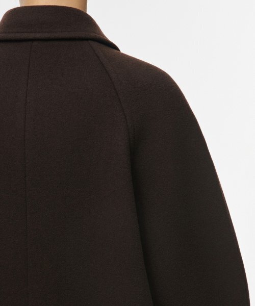 MUSINSA STANDARD WOMAN（ムシンサスタンダードウーマン）の「ウィメンズカシミヤブレンドショートマックコート[ダークブラウン]（チェスターコート・レディース・その他・SMALL/MEDIUM/LARGE/X-SMALL）」の10枚目の写真