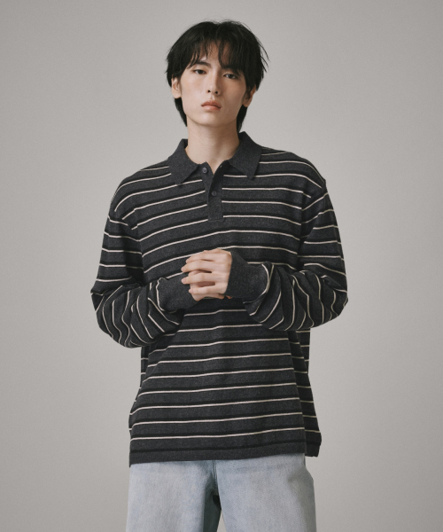 Verdnt（バーダント）の「ヘアリーストライプカラーニット[ブラック]（ニット/セーター・レディース・その他・MEDIUM/LARGE）」の12枚目の写真