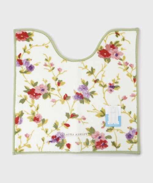 プライオリー柄 トイレマット（バス/トイレグッズ）｜LAURA ASHLEY
