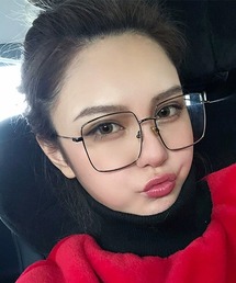 WARAIJOGO（ワライジョウゴ）の「スクエアメタルフレーム 伊達メガネ / クリアレンズ / ユニセックス (DAY)（メガネ）」