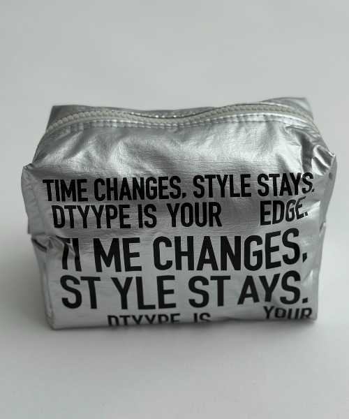 DTYYPE(ドタイプ)の「レタリングシャイニーポーチ(ポーチ・レディース・シルバー/グリーン/ピンク・FREE)」の9枚目の写真
