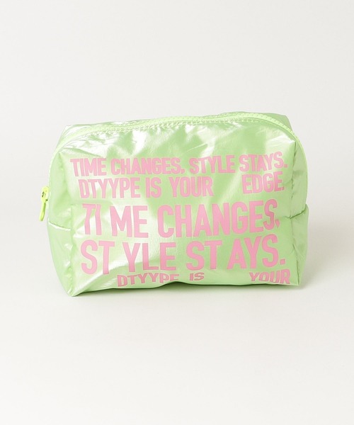 DTYYPE(ドタイプ)の「レタリングシャイニーポーチ(ポーチ・レディース・シルバー/グリーン/ピンク・FREE)」の17枚目の写真