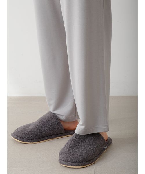 gelato pique(ジェラートピケ)の「【HOMME】クッキーワンポイントプリントロングパンツ(ルームウェア/パジャマ・メンズ・グレー/ネイビー・M/L)」の14枚目の写真