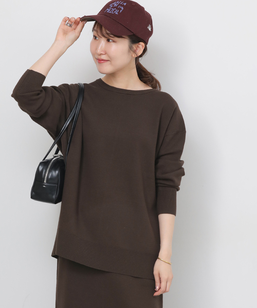 WEB + 一部店舗限定》ウォッシャブルミラノリブプルオーバー（ニット