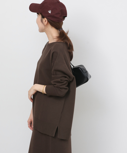 JOURNAL STANDARD relume(ジャーナルスタンダード レリューム)の「《WEB + 一部店舗限定》ウォッシャブルミラノリブプルオーバー(ニット/セーター・レディース・チャコールグレー/ブラック/ブラウン・FREE)」の16枚目の写真