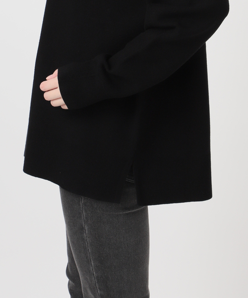 JOURNAL STANDARD relume(ジャーナルスタンダード レリューム)の「《WEB + 一部店舗限定》ウォッシャブルミラノリブプルオーバー(ニット/セーター・レディース・チャコールグレー/ブラック/ブラウン・FREE)」の9枚目の写真