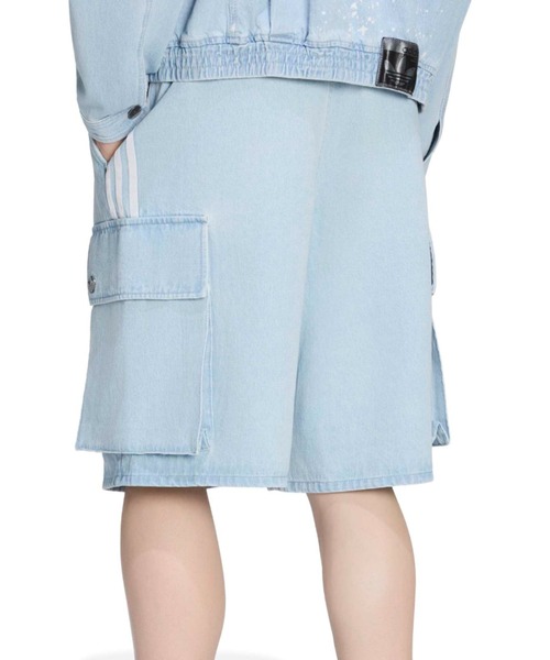 adidas(アディダス)の「adidas ADILENIUM 5.0 DENIM CARGO SHORTS / アディダス アディレニウム シーズン 5 デニム カーゴ ショーツ(カーゴパンツ・メンズ・ライトブルー・34inch/33inch/32inch/30inch/26inch/25inch/24inch/36inch)」の8枚目の写真