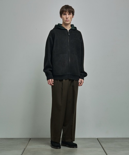 UNDERCOVER 25AW カシミアZIPパーカー KAMIYA - 【25AW】ボロ ボアダック ジップ パーカー / BORO BOADUCK