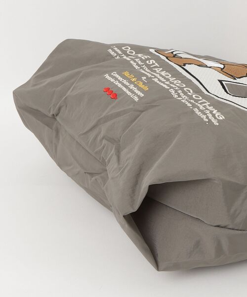 DOUBLE STANDARD CLOTHING（ダブルスタンダードクロージング）の「Ball&Chain / D logo bearミニショッピングバッグ（WEB限定）（エコバッグ/サブバッグ・レディース・グレー・FREE）」の12枚目の写真