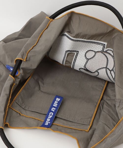 DOUBLE STANDARD CLOTHING（ダブルスタンダードクロージング）の「Ball&Chain / D logo bearミニショッピングバッグ（WEB限定）（エコバッグ/サブバッグ・レディース・グレー・FREE）」の13枚目の写真