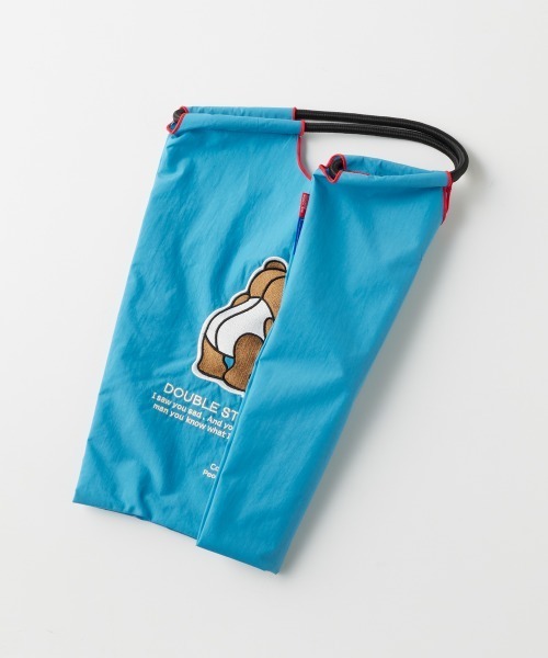 DOUBLE STANDARD CLOTHING(ダブルスタンダードクロージング)の「Ball&Chain / D logo bearミニショッピングバッグ(WEB限定)(エコバッグ/サブバッグ・レディース・グレー/ブラック/ターコイズブルー・FREE)」の15枚目の写真