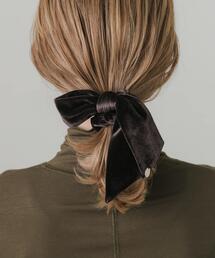 ベロアリボンシュシュ