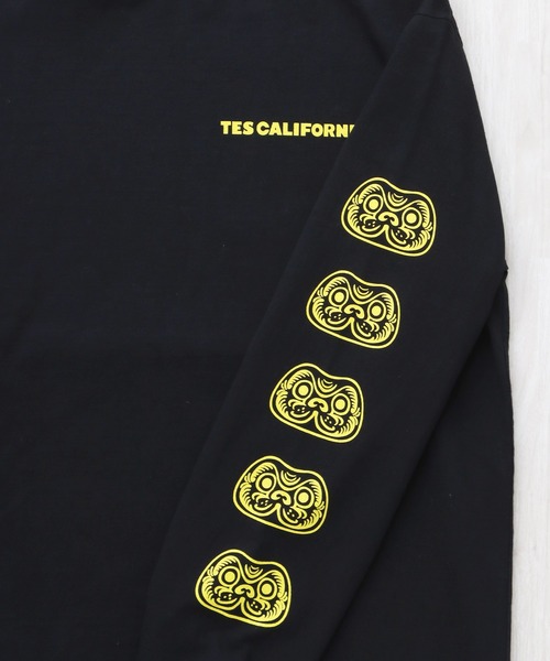 The Endless Summer（エンドレスサマー）の「TES BUHI DARUMA LONG SLEEVE T-SHIRT / ロンT（Tシャツ/カットソー・メンズ・ホワイト/ネイビー/ブラック・SMALL/MEDIUM/LARGE/X-LARGE/XX-LARGE）」の8枚目の写真
