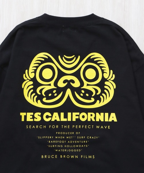 The Endless Summer（エンドレスサマー）の「TES BUHI DARUMA LONG SLEEVE T-SHIRT / ロンT（Tシャツ/カットソー・メンズ・ホワイト/ネイビー/ブラック・SMALL/MEDIUM/LARGE/X-LARGE/XX-LARGE）」の9枚目の写真