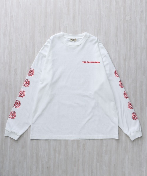 The Endless Summer（エンドレスサマー）の「TES BUHI DARUMA LONG SLEEVE T-SHIRT / ロンT（Tシャツ/カットソー・メンズ・ホワイト/ネイビー/ブラック・SMALL/MEDIUM/LARGE/X-LARGE/XX-LARGE）」の10枚目の写真