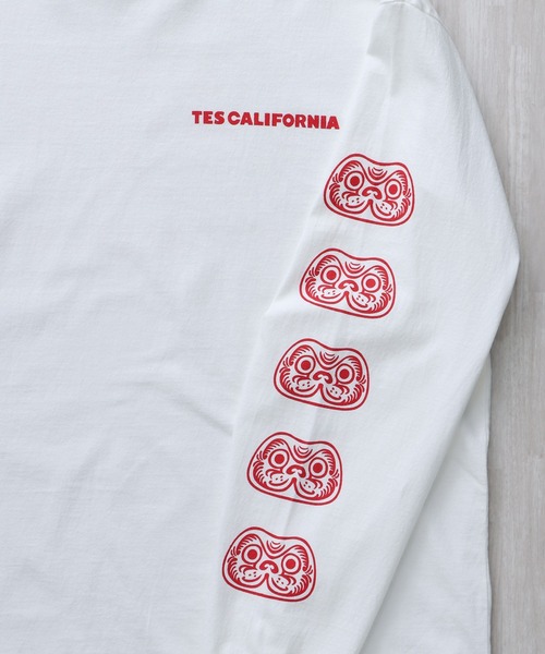 The Endless Summer（エンドレスサマー）の「TES BUHI DARUMA LONG SLEEVE T-SHIRT / ロンT（Tシャツ/カットソー・メンズ・ホワイト/ネイビー/ブラック・SMALL/MEDIUM/LARGE/X-LARGE/XX-LARGE）」の13枚目の写真