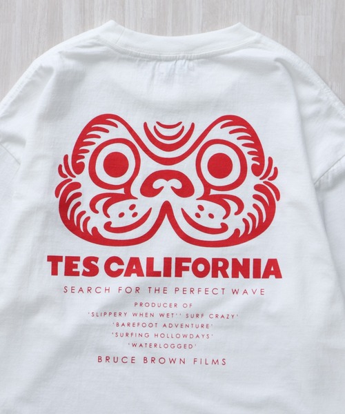 The Endless Summer（エンドレスサマー）の「TES BUHI DARUMA LONG SLEEVE T-SHIRT / ロンT（Tシャツ/カットソー・メンズ・ホワイト/ネイビー/ブラック・SMALL/MEDIUM/LARGE/X-LARGE/XX-LARGE）」の14枚目の写真