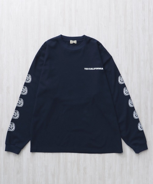 The Endless Summer（エンドレスサマー）の「TES BUHI DARUMA LONG SLEEVE T-SHIRT / ロンT（Tシャツ/カットソー・メンズ・ホワイト/ネイビー/ブラック・SMALL/MEDIUM/LARGE/X-LARGE/XX-LARGE）」の15枚目の写真