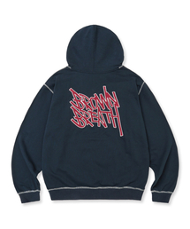 TAG APPLIQUE HOODIE - NAVY